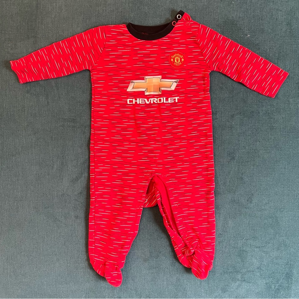 Manchester United Footed Sleeper, Baby 6-9 Months